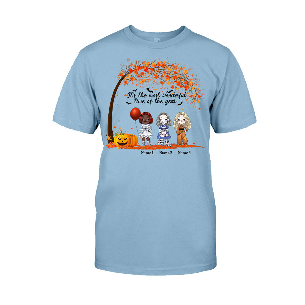Personalized Halloween Bestie T-Shirt & Hoodie Gift for Friends