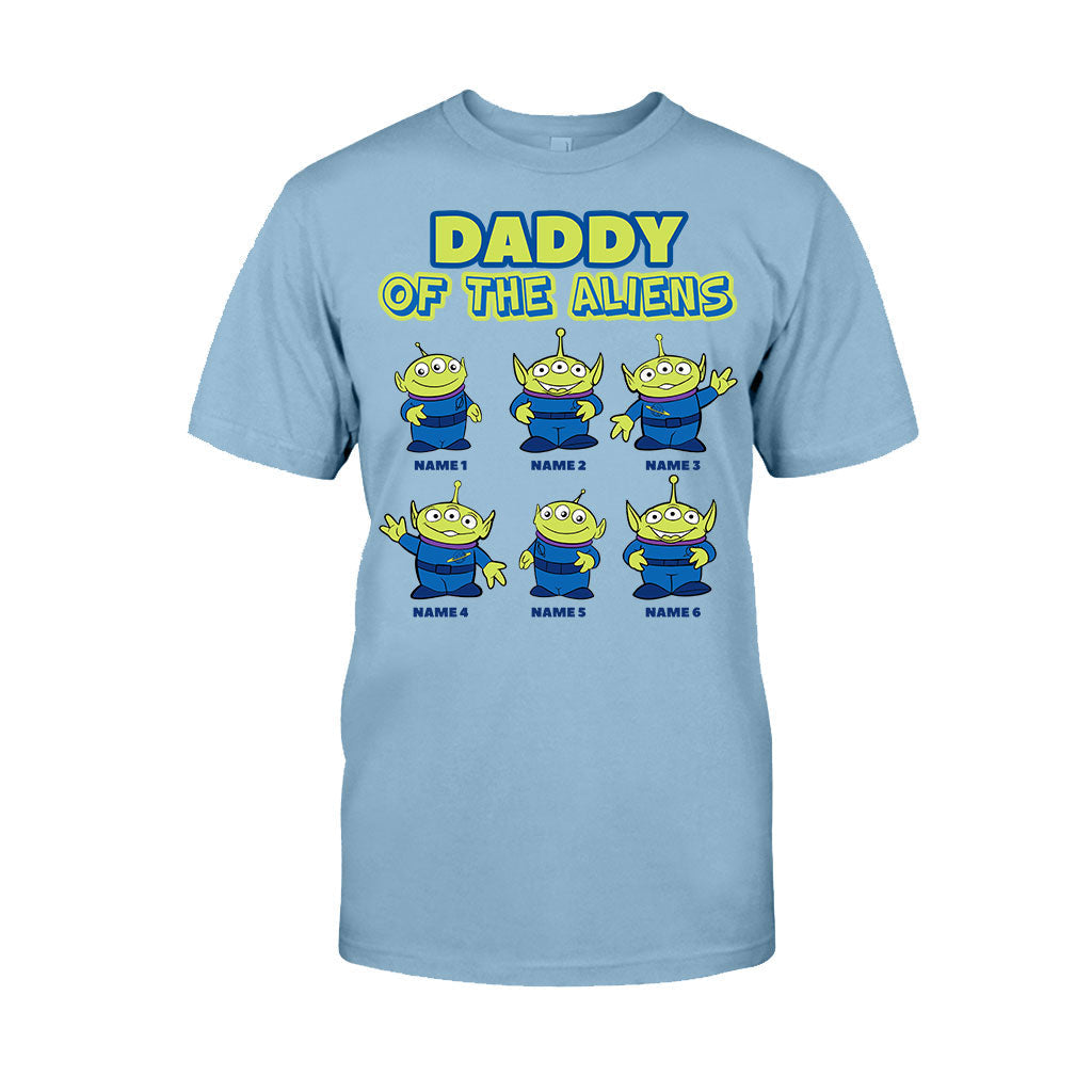 Personalized Daddy Of The Aliens T-Shirt & Hoodie Gift for Dad