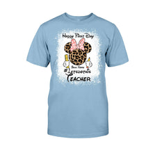 Load image into Gallery viewer, Personalized Teacher T-shirt &amp; Hoodie Happy First Day Gift
