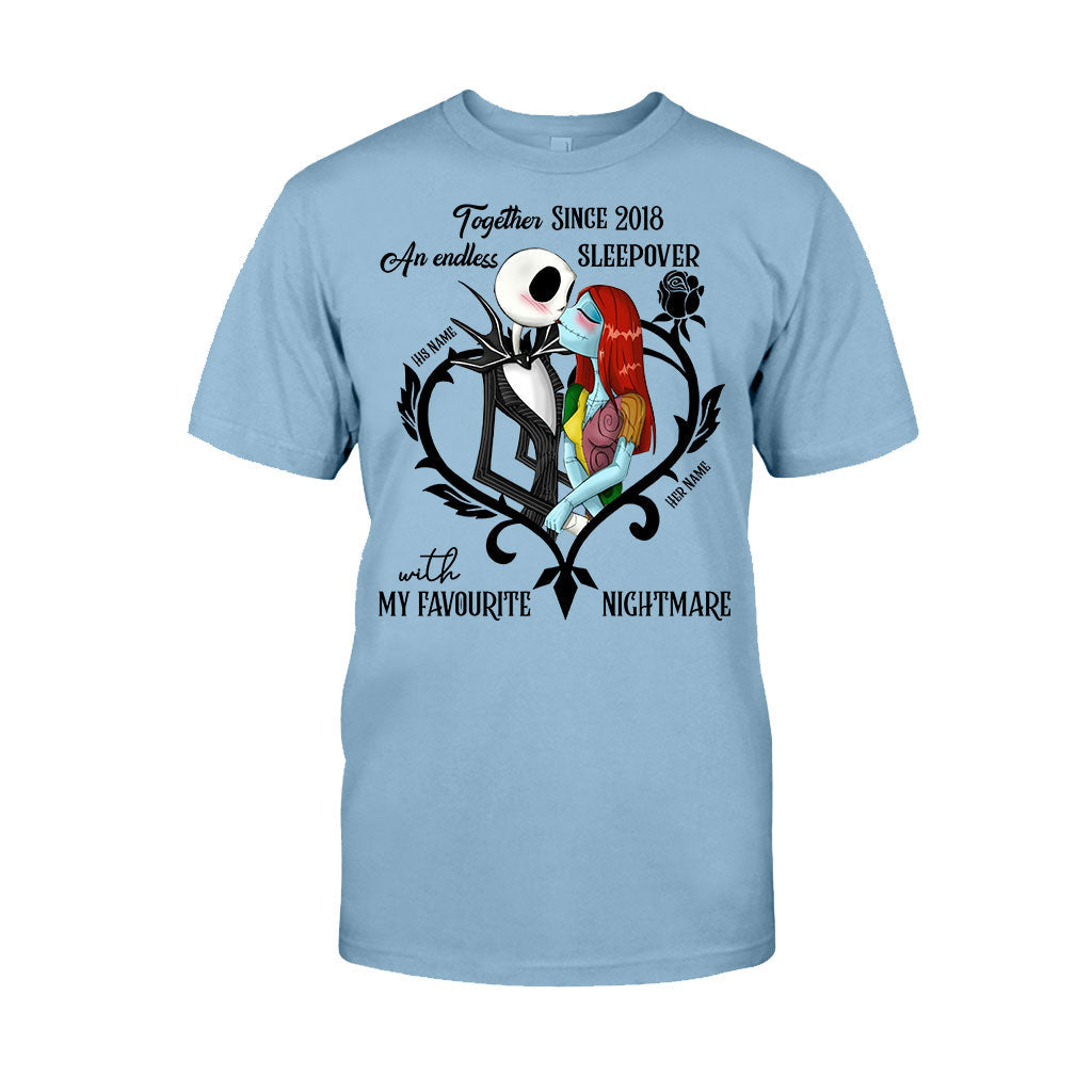 Personalized Nightmare T-shirt and Hoodie Gift for Couples