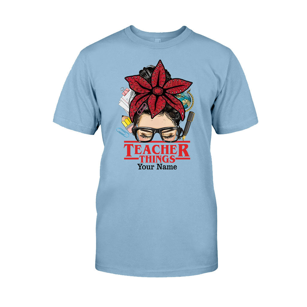 Personalized Teacher Things T-shirt & Hoodie Custom Name Gift