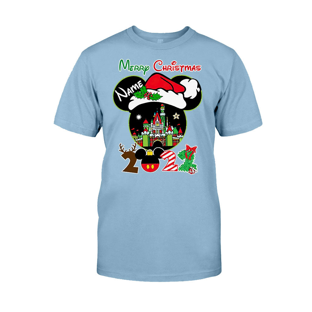 Personalized Christmas Mouse T-shirt & Hoodie Custom Name Gift