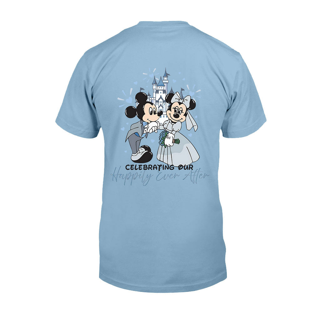 Personalized Disney Mouse T-Shirt & Hoodie for Couples - Custom Name & Date Gift