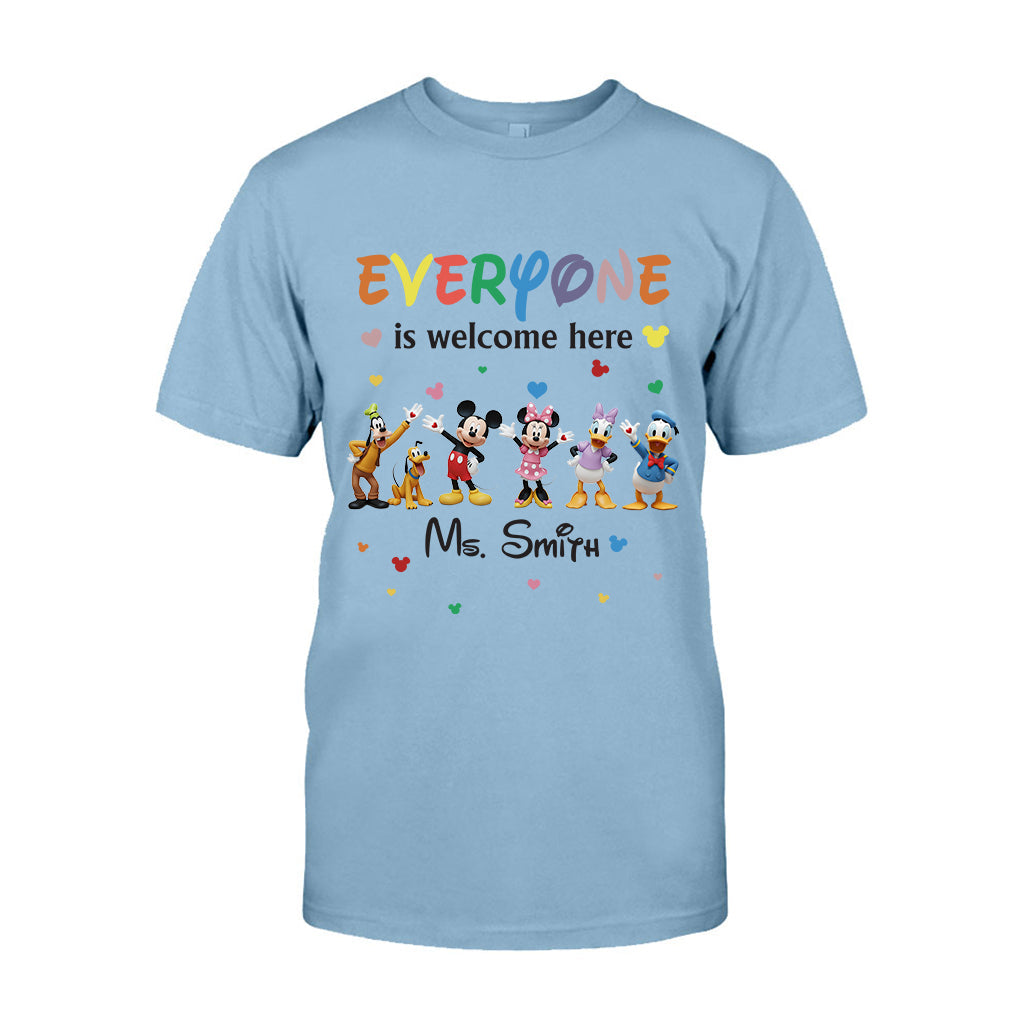 Personalized 'Everyone Is Welcome Here' T-shirt & Hoodie for Kids
