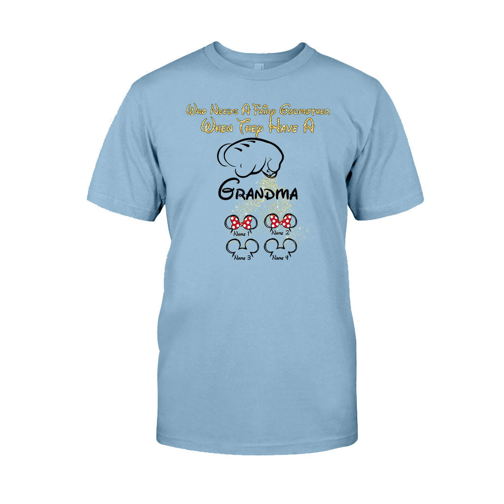 Personalized Mother's Day T-shirt & Hoodie with Custom Names for Grandma