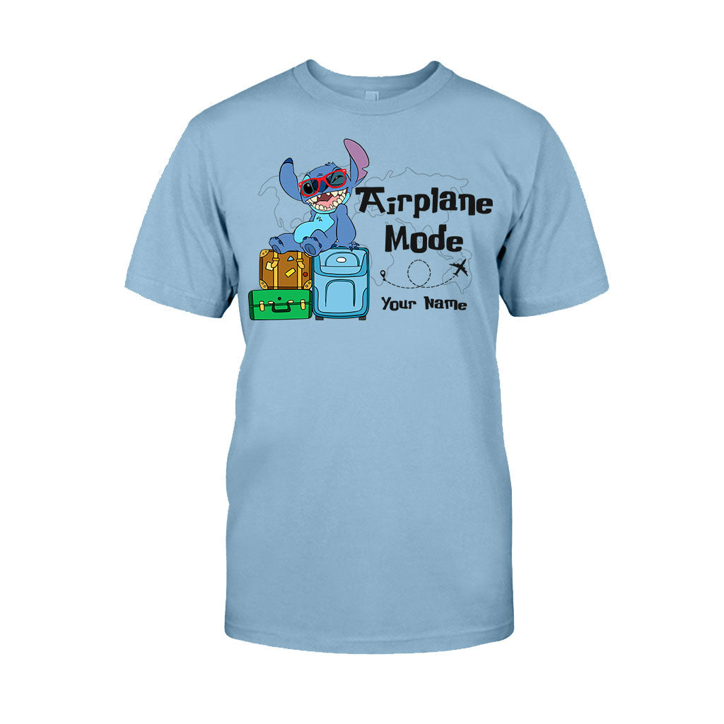 Personalized Airplane Mode T-shirt & Hoodie with Name for Kids