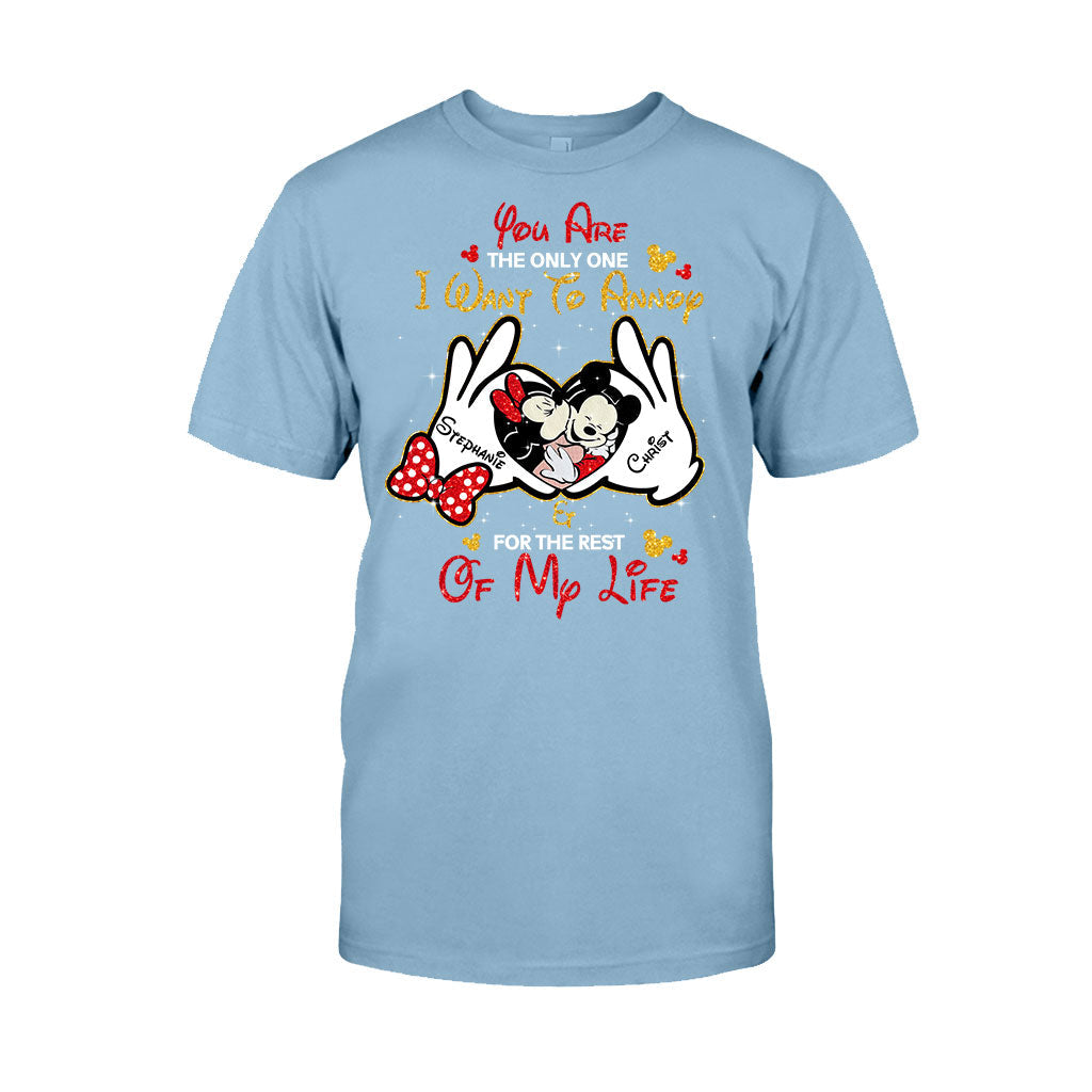 Personalized Couple T-shirt & Hoodie Custom Name Gift
