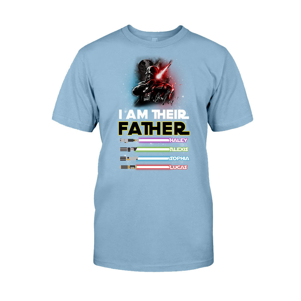 Personalized Father T-shirt & Hoodie with Custom Names | Father's Day Gift
