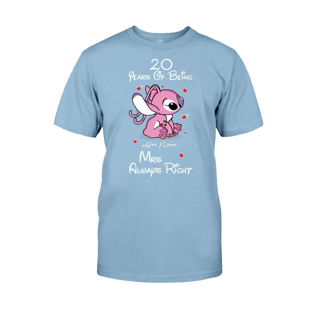 Personalized Couple T-shirt & Hoodie His & Hers Ohana Gift