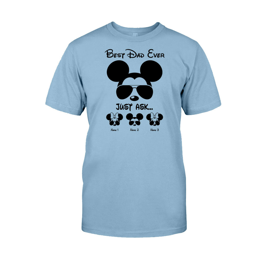 Personalized Mickey Mouse T-shirt & Hoodie Gift for Dad's Day