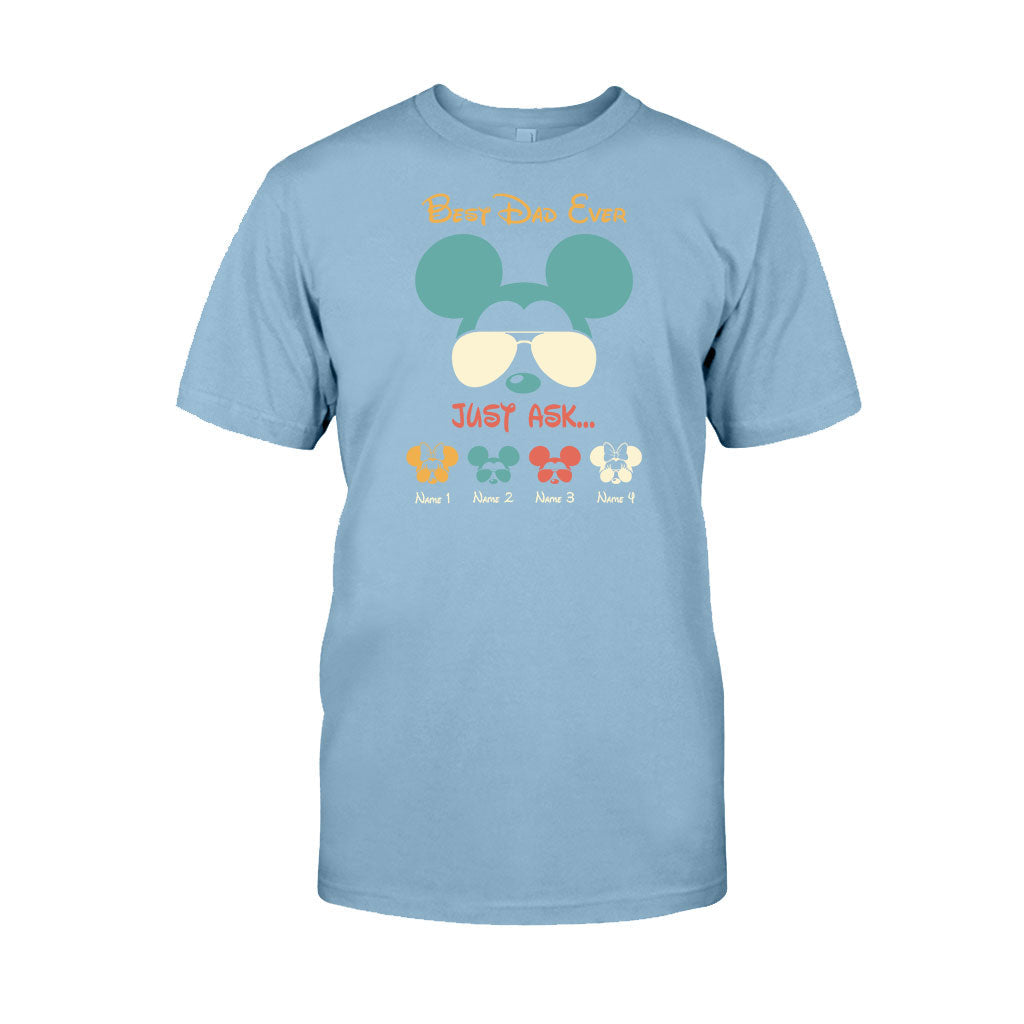 Personalized Father's Day Mouse T-Shirt & Hoodie Gift for Dad