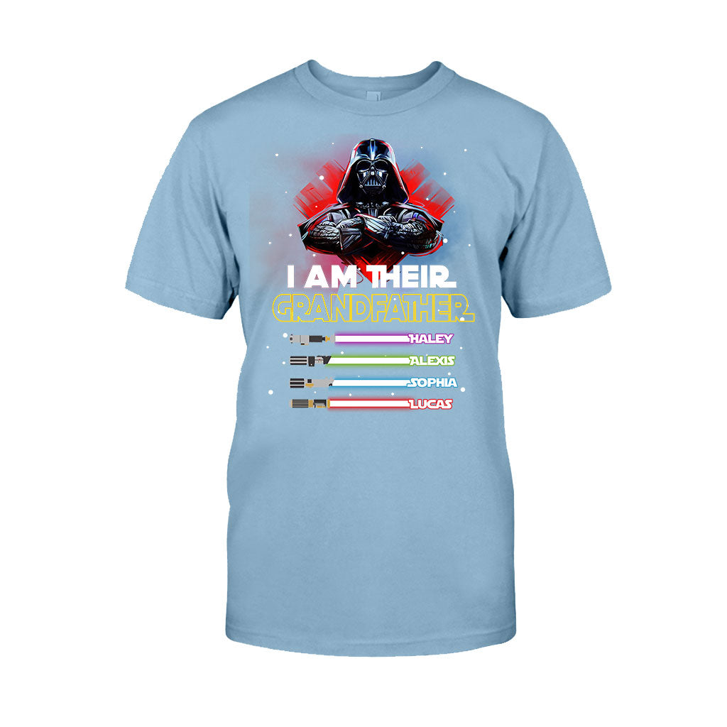 Personalized Grandfather T-shirt & Hoodie with Custom Names