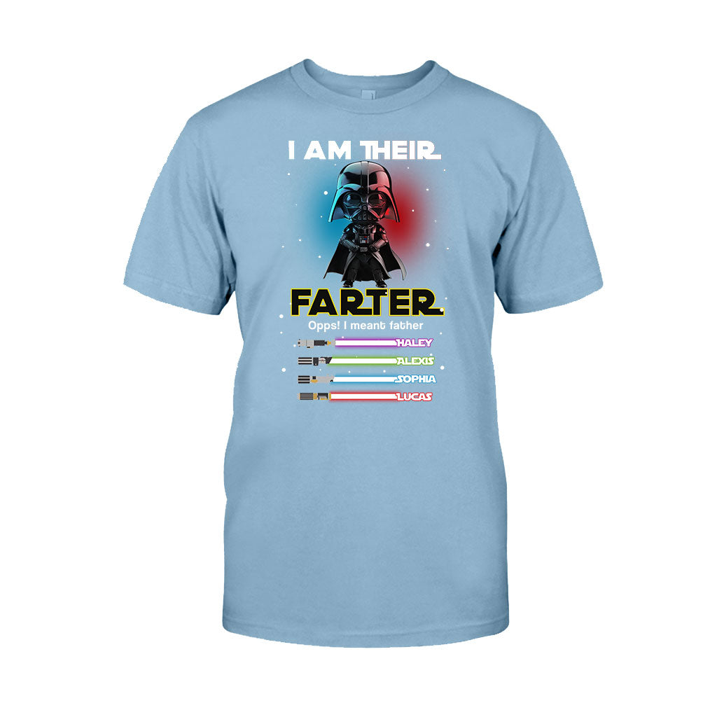 Personalized Father's Day T-shirt & Hoodie Custom Family Names Gift for Dad