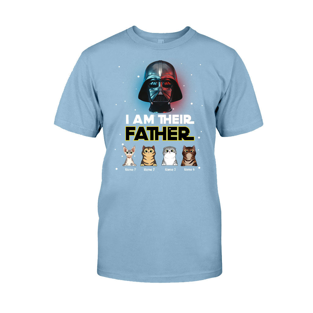 Personalized Cat T-shirt & Hoodie Gift for Dad | I Am Their Father