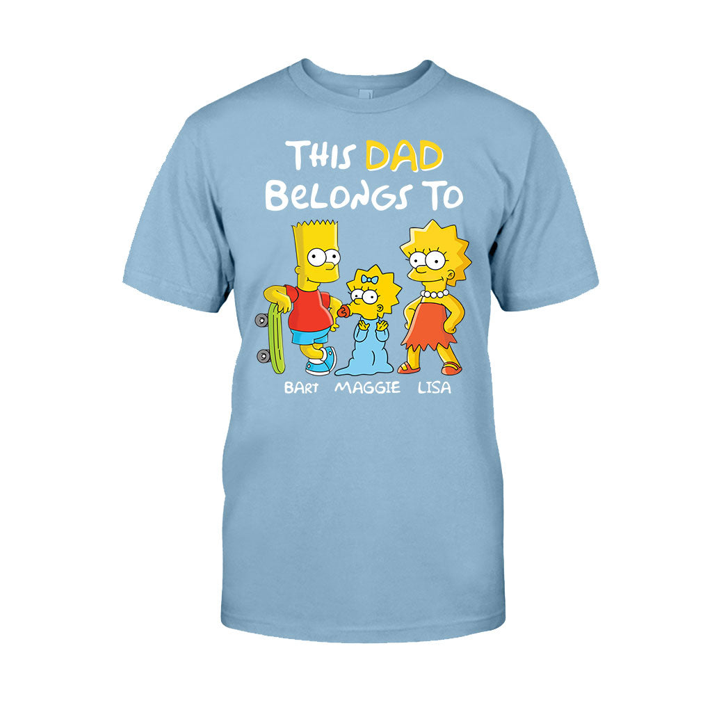 Personalized Dad T-shirt Hoodie Custom Family Gift