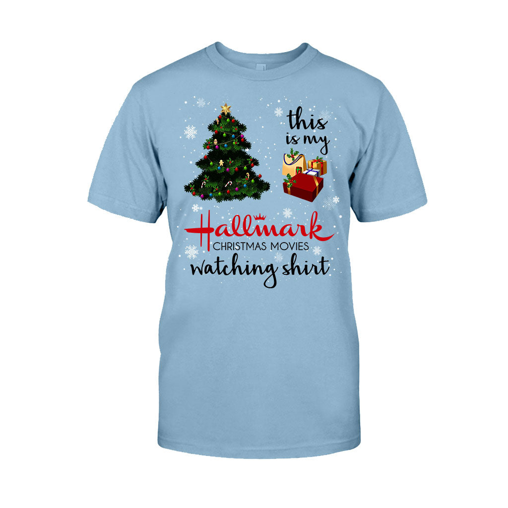 Personalized Hallmark Christmas Movies Watching T-shirt & Hoodie
