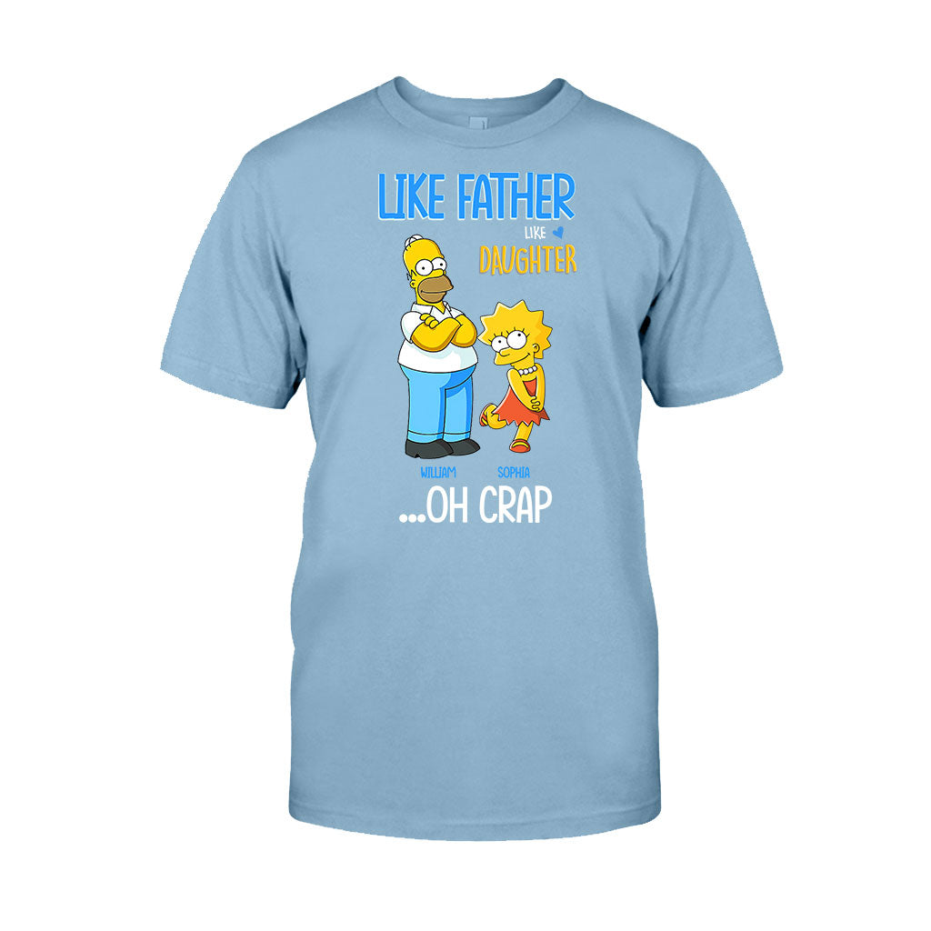Personalized Father Daughter T-shirt and Hoodie Custom Name Gift