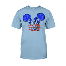 Load image into Gallery viewer, Personalized Star Spangled Dad T-Shirt &amp; Hoodie Gift for Father's Day
