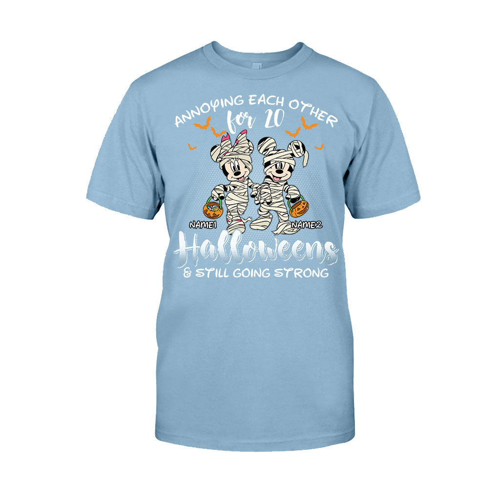 Personalized Halloween Mouse T-shirt & Hoodie Unique Couple Gift