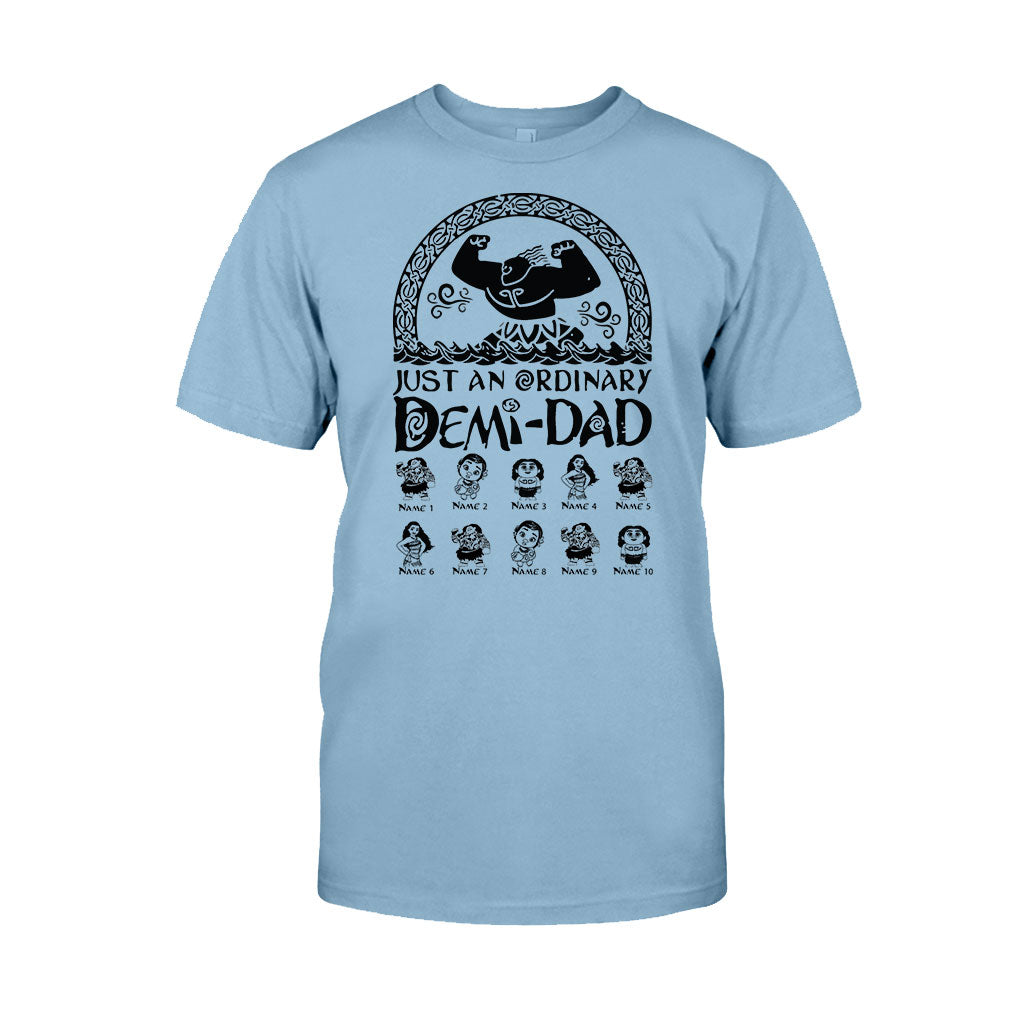 Personalized Demi-Dad T-Shirt & Hoodie Custom Name Gift for Father's Day
