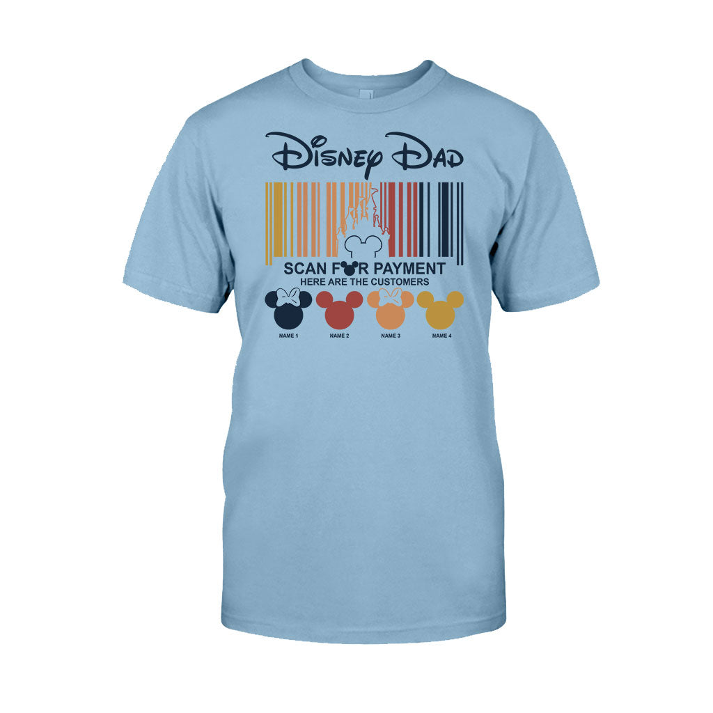 Personalized Scan For Payment T-shirt Hoodie Gift for Dad