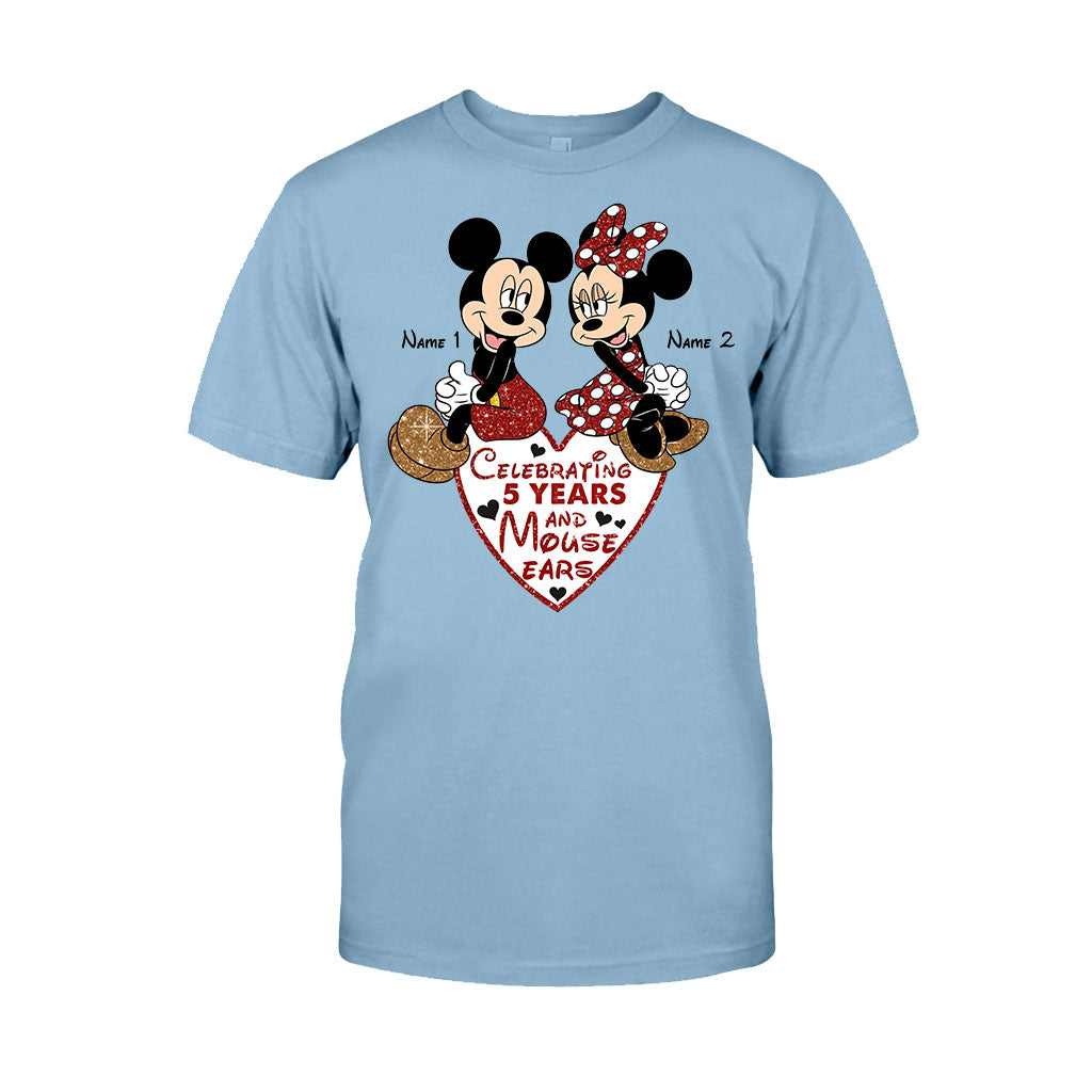 Personalized Couple Mouse T-shirt & Hoodie Gift for Anniversary
