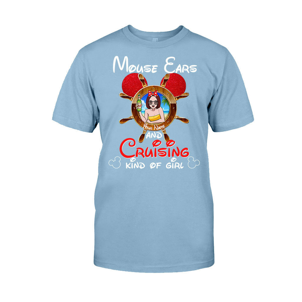 Personalized Mouse Ears Cruising T-shirt & Hoodie Gift for Her