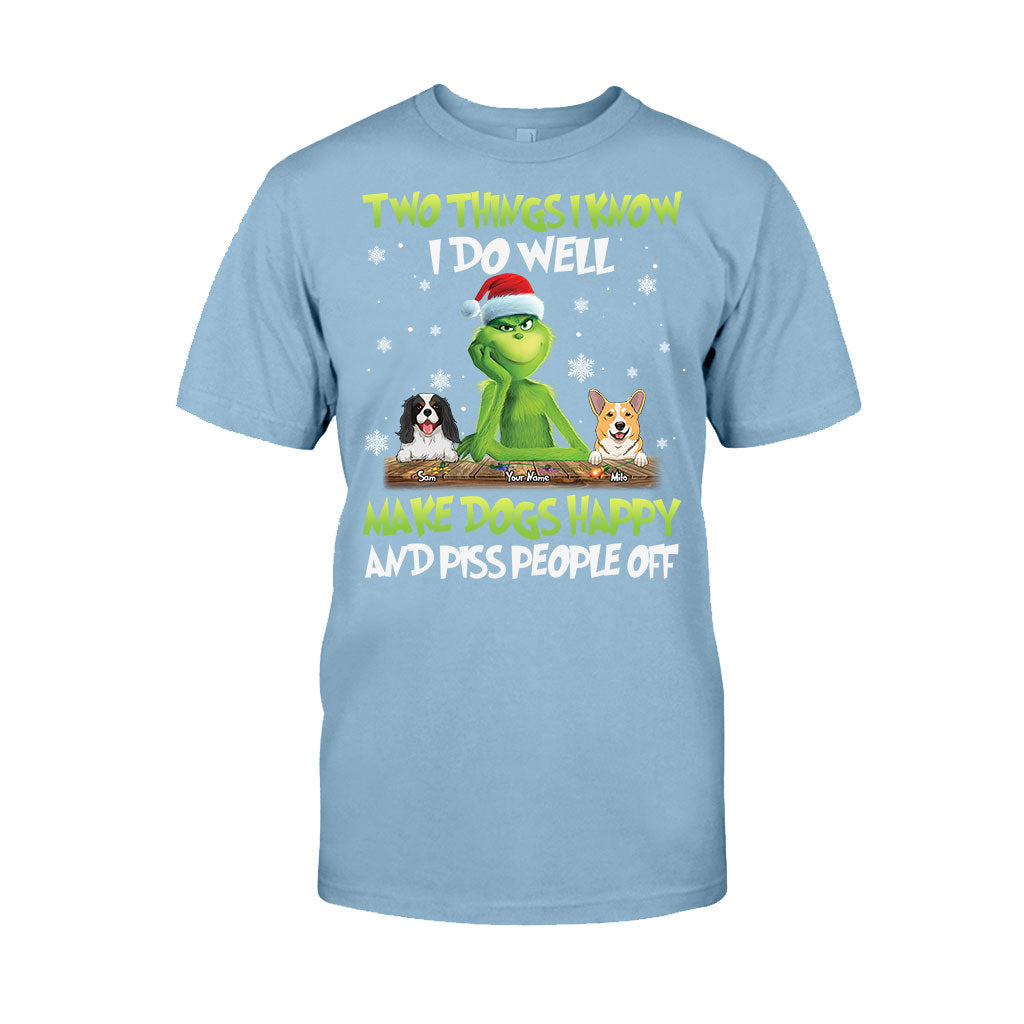 Personalized Grinch Christmas T-Shirt & Hoodie Gift for Dog Lovers