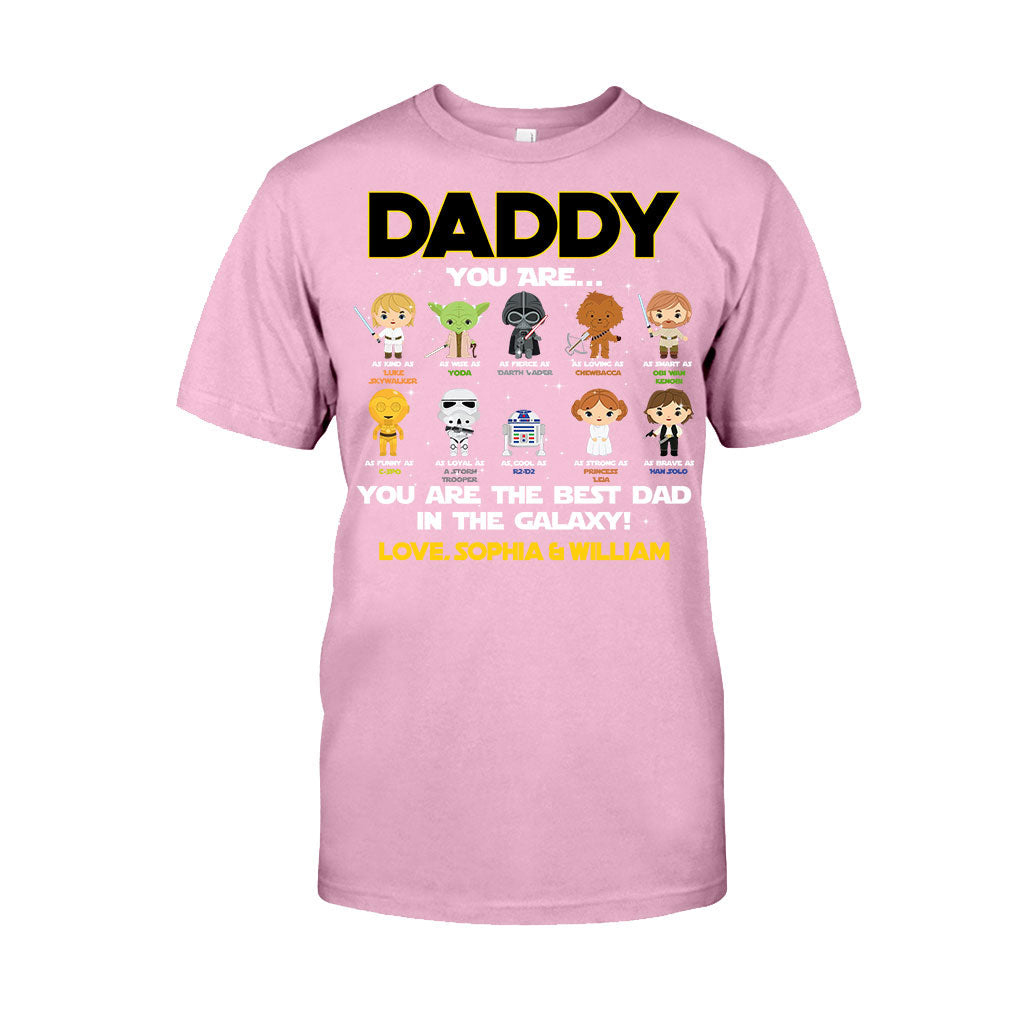 Personalized Father's Day T-shirt with Star Wars Design Gift for Dad