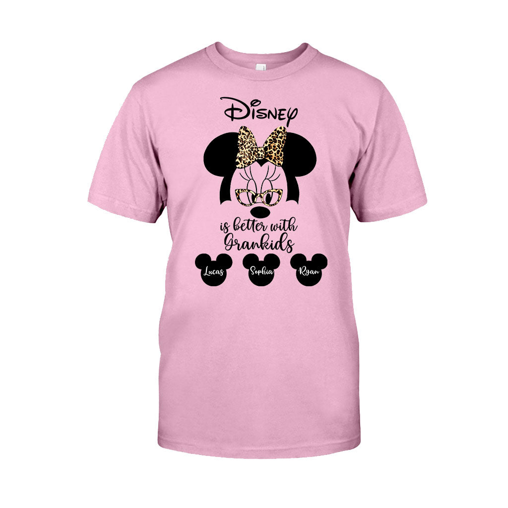 Personalized Disney Grandkids T-shirt & Hoodie Gift for Grandma
