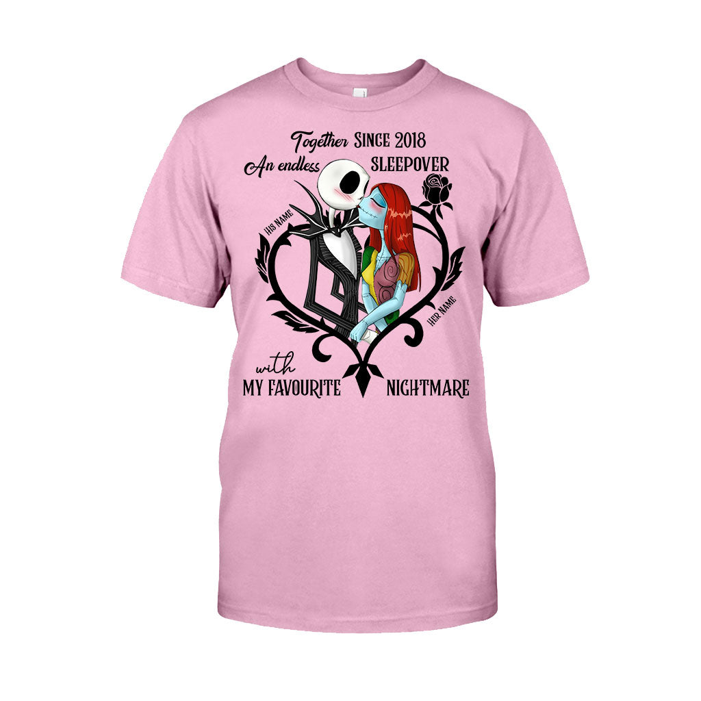 Personalized Nightmare T-shirt and Hoodie Gift for Couples