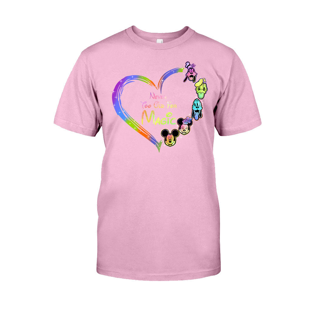 Personalized Never Too Old For Magic T-shirt & Hoodie Gift for All Ages