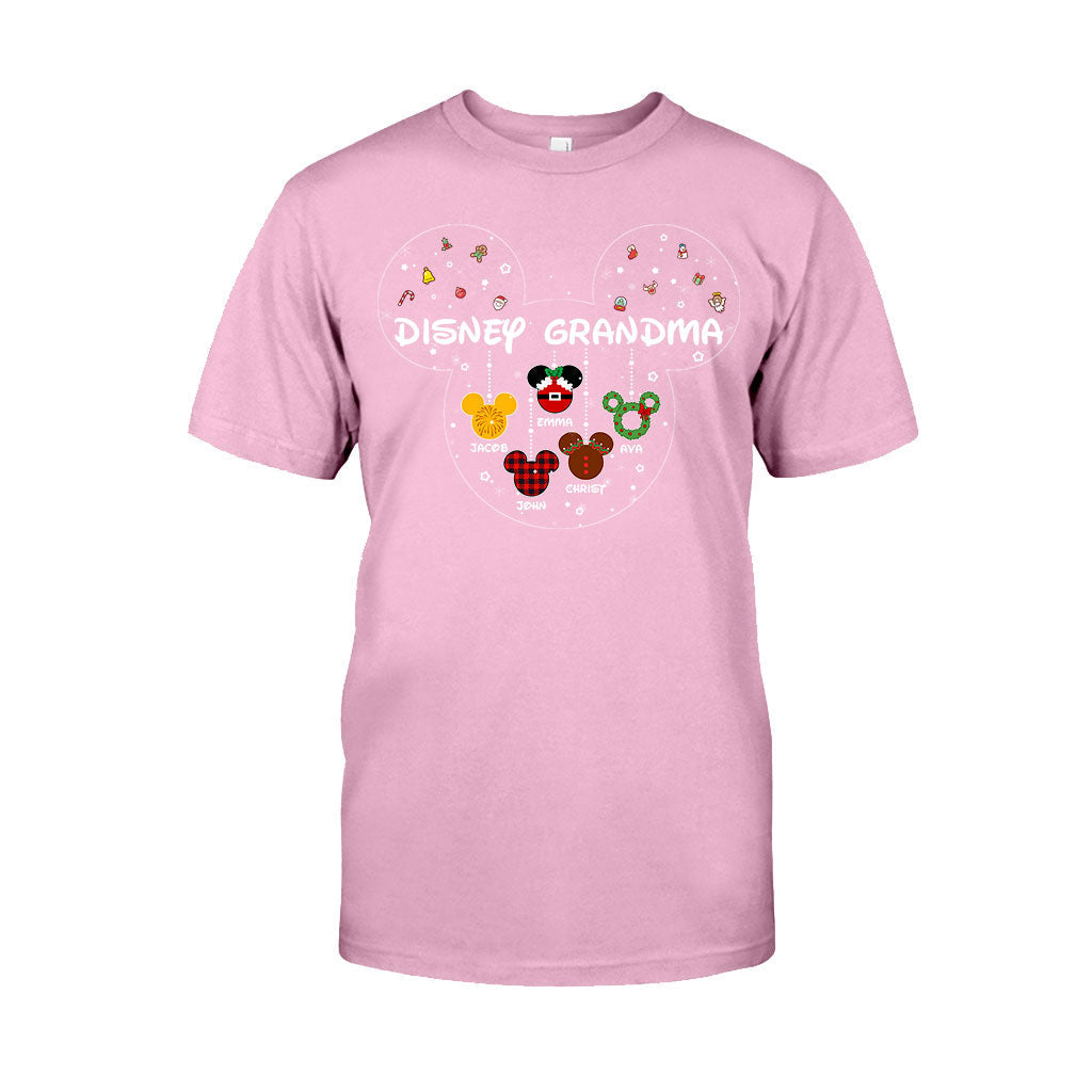 Personalized Christmas T-shirt and Hoodie for Grandma