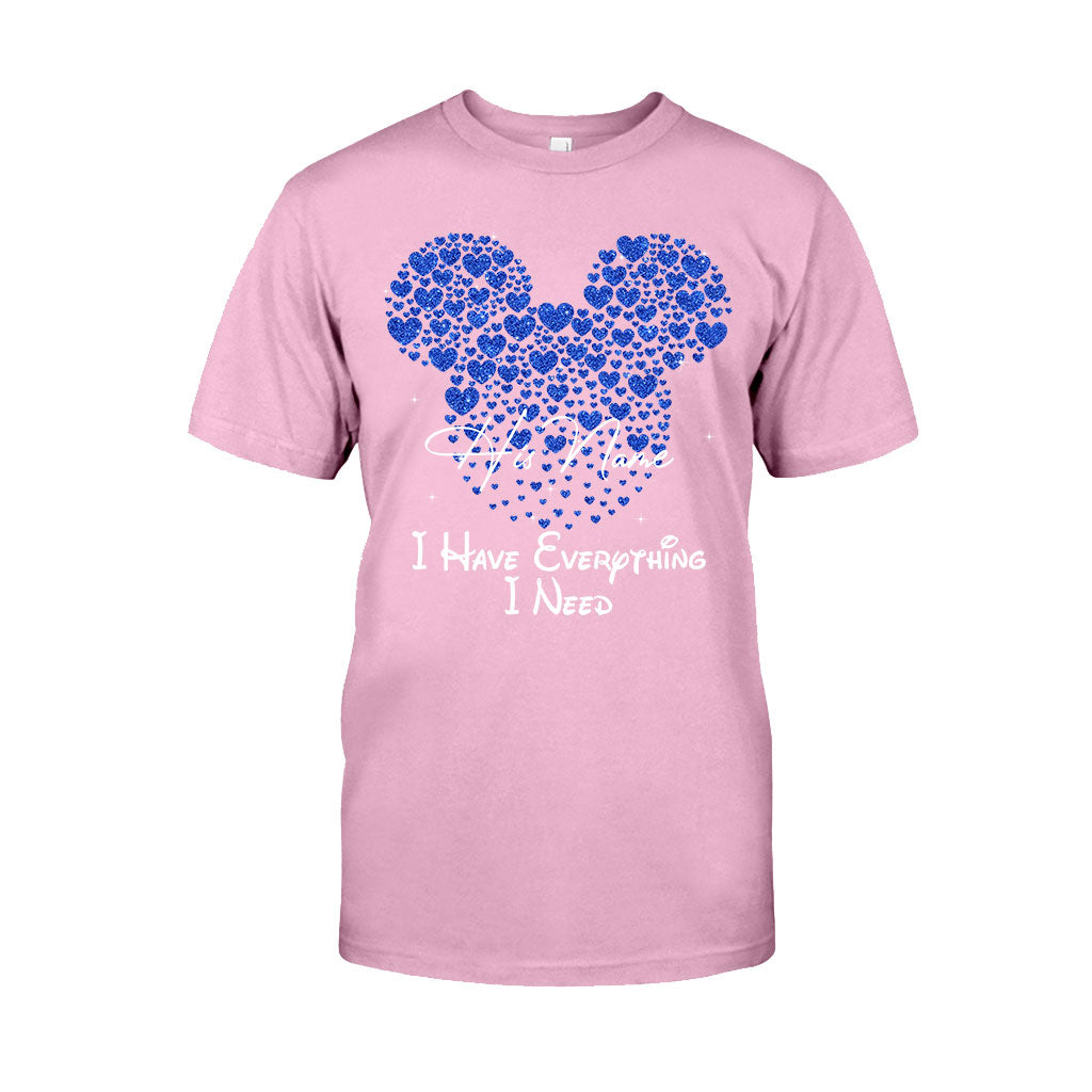 Personalized Mouse T-shirt & Hoodie Custom Name Gift for Couples