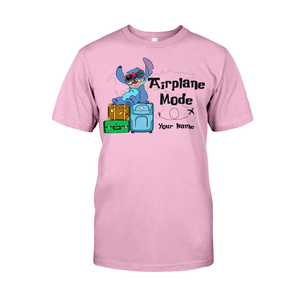 Personalized Airplane Mode T-shirt & Hoodie with Name for Kids