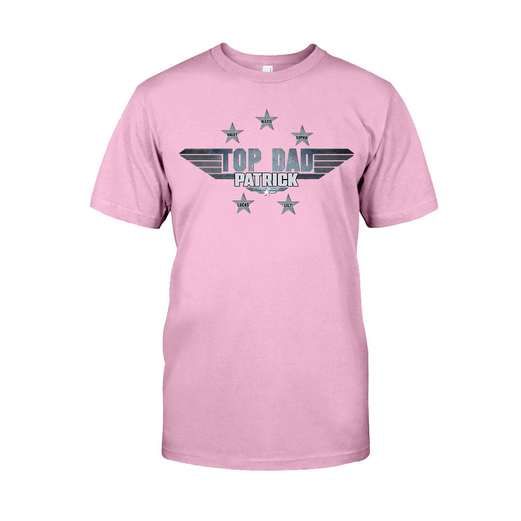 Personalized Top Dad T-shirt & Hoodie Gift with Custom Name