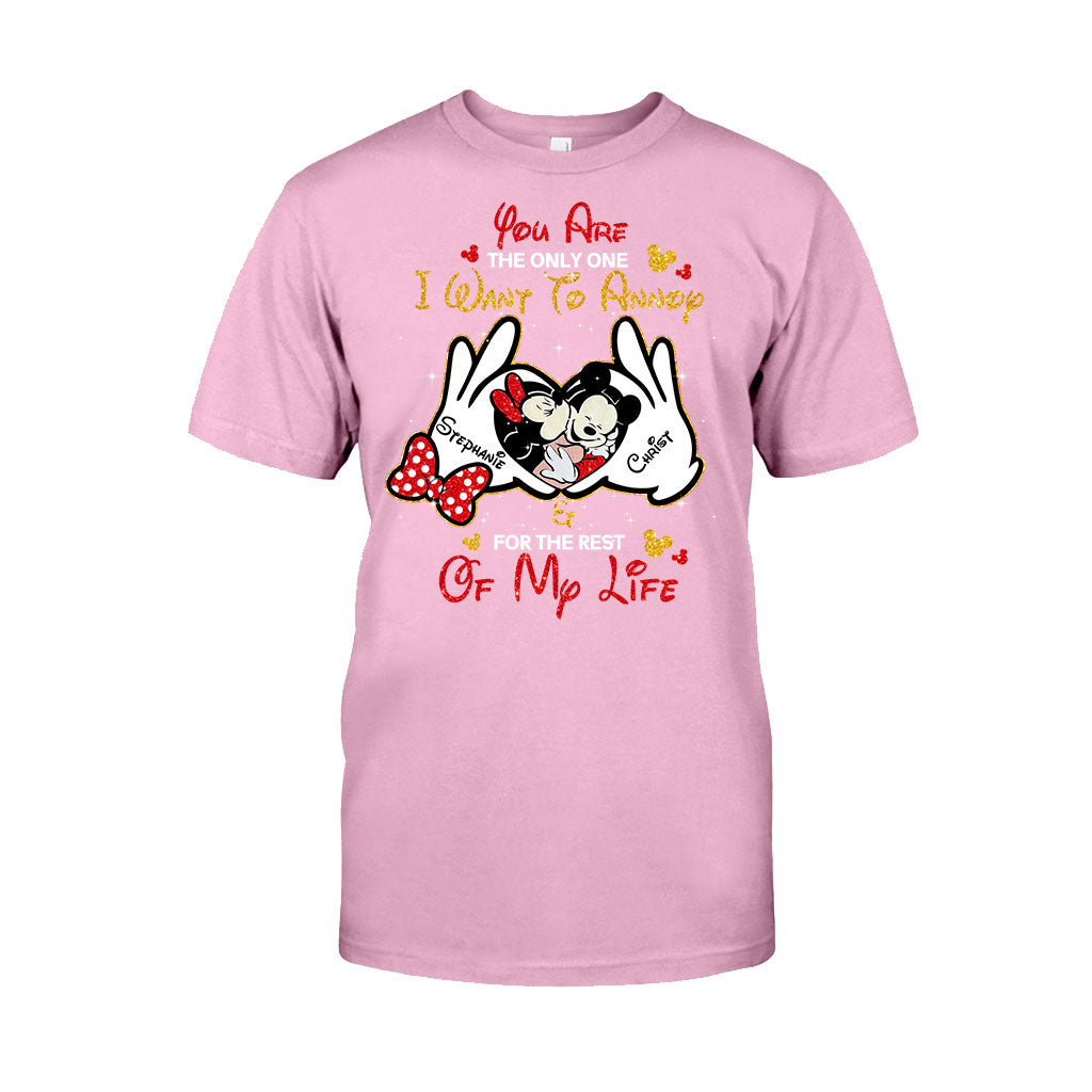 Personalized Couple T-shirt & Hoodie Custom Name Gift