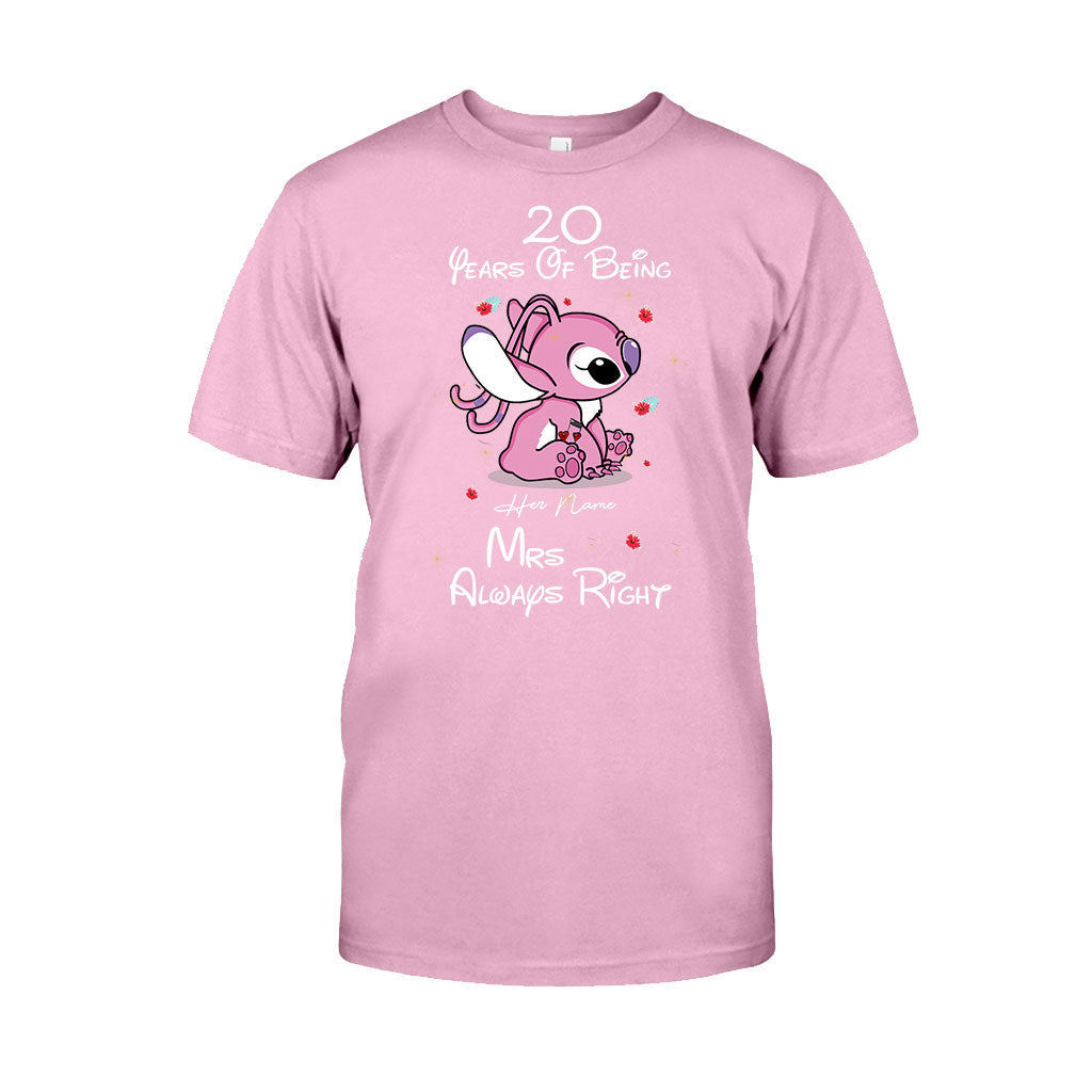 Personalized Couple T-shirt & Hoodie His & Hers Ohana Gift
