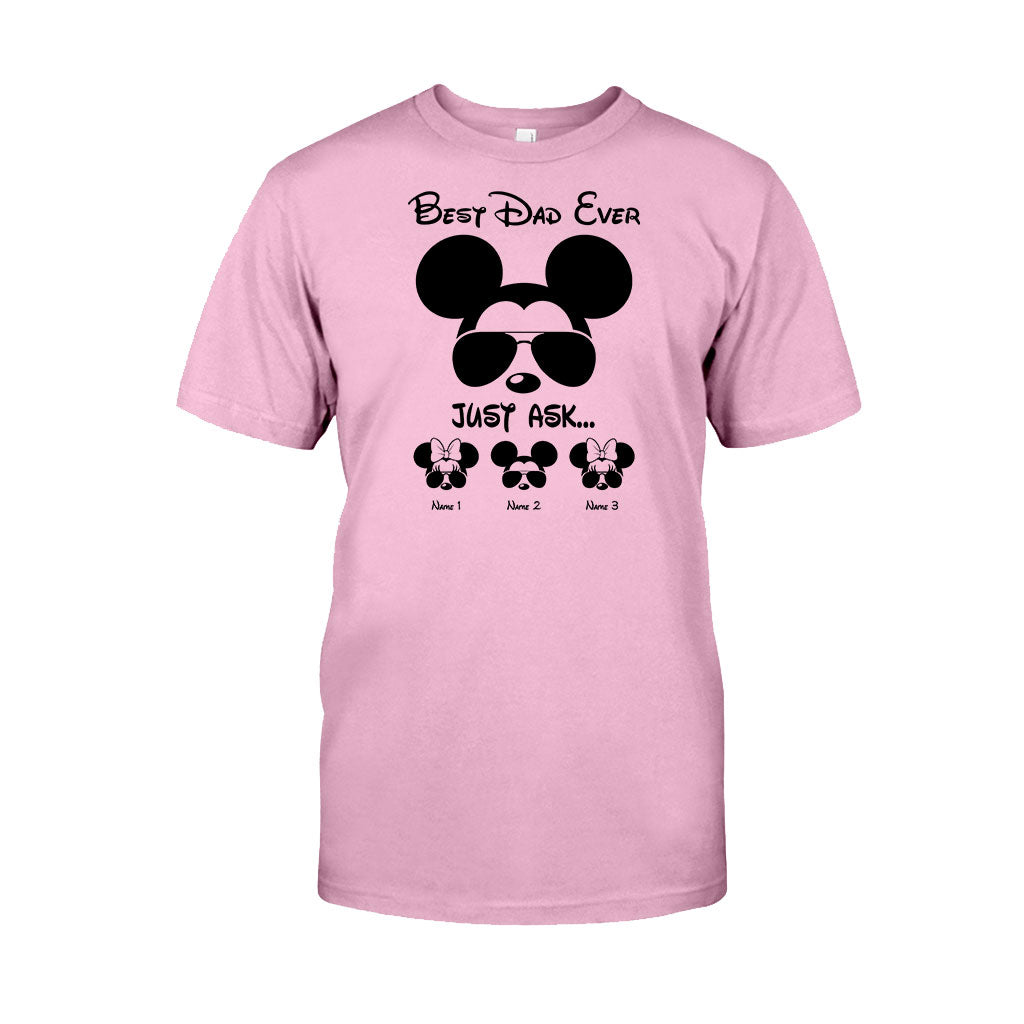 Personalized Mickey Mouse T-shirt & Hoodie Gift for Dad's Day