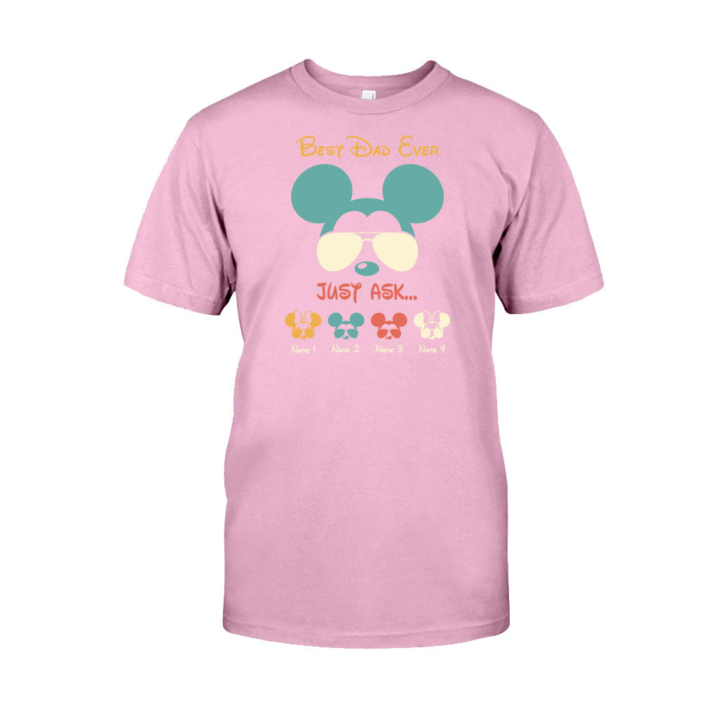 Personalized Father's Day Mouse T-Shirt & Hoodie Gift for Dad