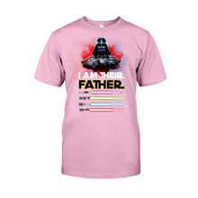 Load image into Gallery viewer, Personalized Star Wars Father T-shirt and Hoodie Gift
