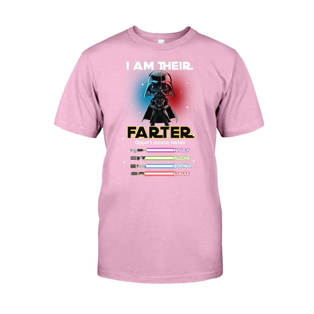Personalized Father's Day T-shirt & Hoodie Custom Family Names Gift for Dad
