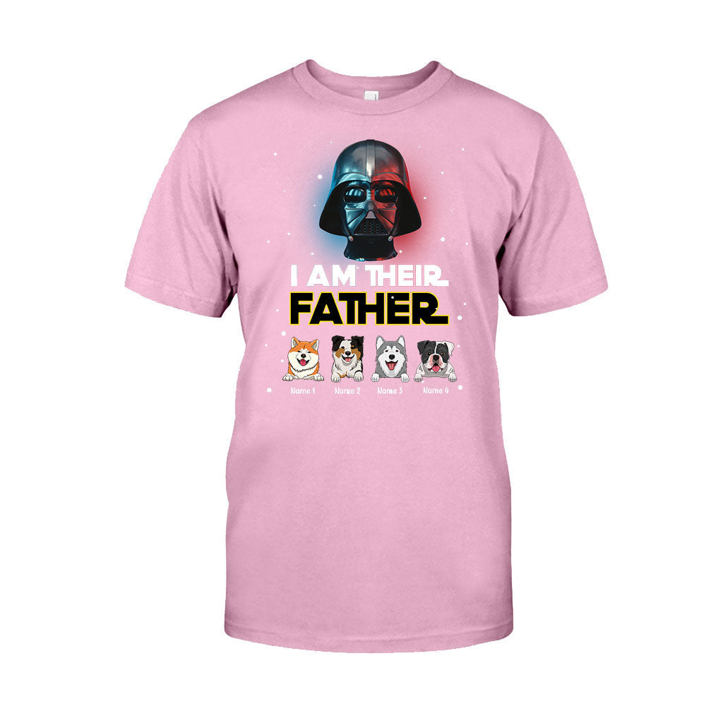 Personalized Dog Dad T-Shirt and Hoodie - I Am Their Father Gift