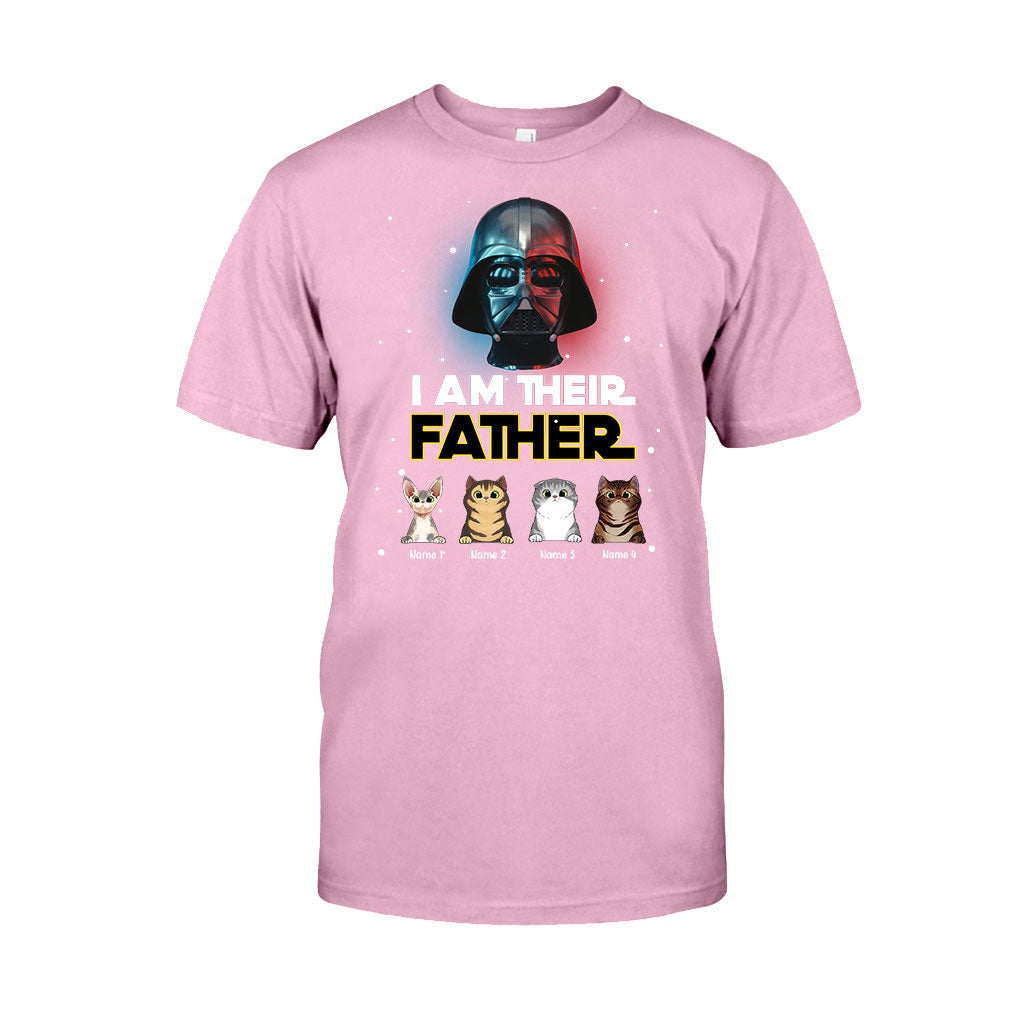 Personalized Cat T-shirt & Hoodie Gift for Dad | I Am Their Father