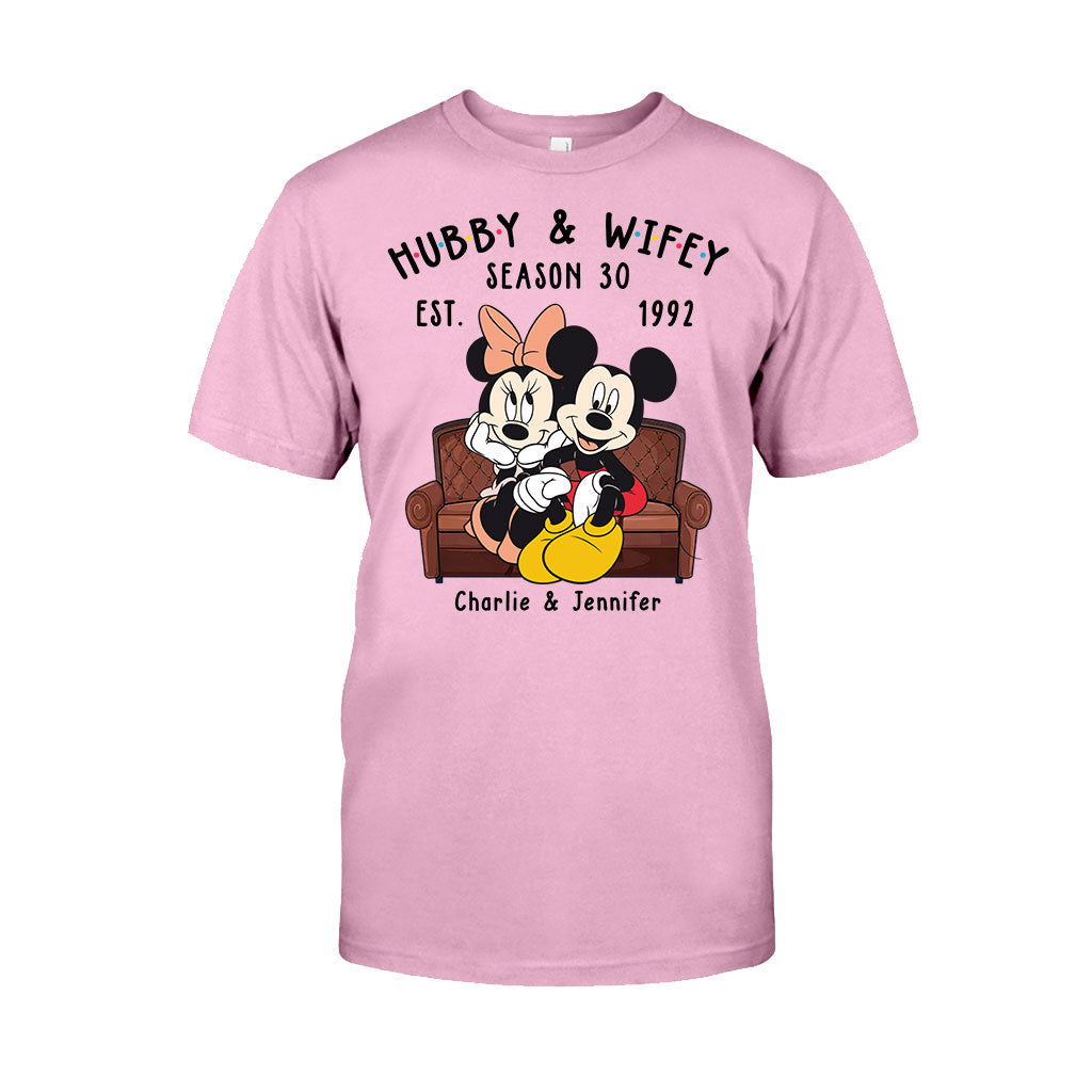 Personalized Couple Mouse T-shirt & Hoodie Gift for Anniversaries