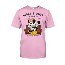 Load image into Gallery viewer, Personalized Couple Mouse T-shirt &amp; Hoodie Gift for Anniversaries
