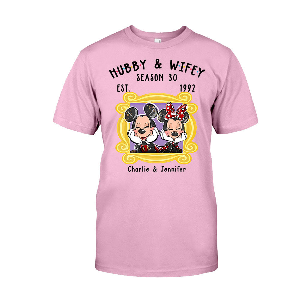 Personalized Couple T-shirt and Hoodie with Cute Design for Anniversary