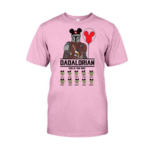 Load image into Gallery viewer, Personalized DADALORIAN T-Shirt &amp; Hoodie Gift for Dad
