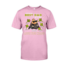 Load image into Gallery viewer, Personalized Yoda Best Dad Ever T-Shirt Hoodie Custom Names Gift
