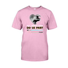 Load image into Gallery viewer, Personalized Till Death Star Do Us Part Couple T-shirt &amp; Hoodie Gift
